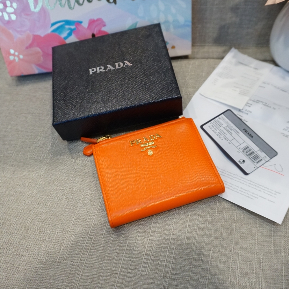 Prada bifold wallet
